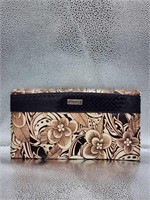 Miche Bag Leila Classic Brown Floral Coated Purse