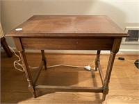Crossband Inlaid Occasional Table/Stand