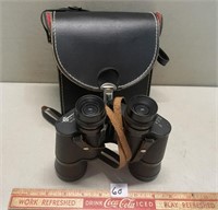 7 X 35 RAVEN BINOCULARS AND CASE