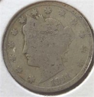 1911 Liberty Head V Nickel