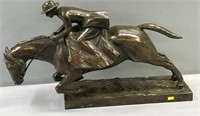 Bronze Sculpture C.A. Brasch repaired tail