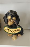 Welcome Dog Figure