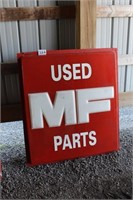 "Used MF Parts" sign (46x50)