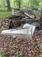 Misc scrap metal, trailer in pic not included