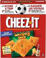Cheez-It* Hot & Spicy, Baked Snack Crackers,
