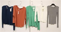 Lot of 5 Ladies Assorted Tops Sz S/M/L - NWT