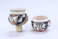 Acoma Pottery Tourist Pieces (2)
