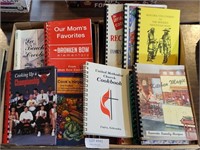 2 FLATS OF COOKBOOKS