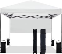 10'x10' Pop-Up Canopy Tent - White