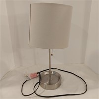 Silver Tone Lamp