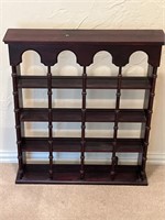Wall Mounted Wooden Miniature Display Shelves