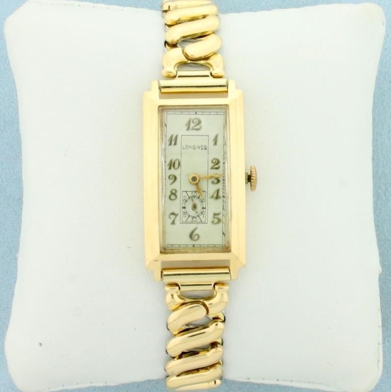 Vintage Manual Wind Longines Wrist  Watch With Sol