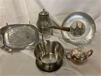 Metal Serving and Decorative Pieces