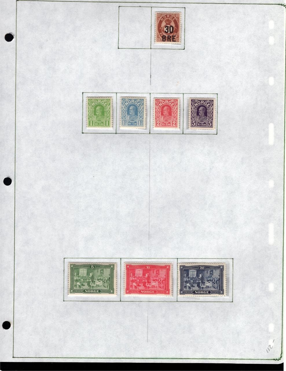 NORWAY COLLECTION - MINT - $2,700.00