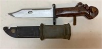 Vintage AKM Type 1 Bayonet with Sheath Sn# M13682