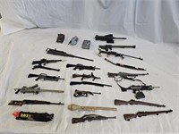 Assortment of GI Joe and Other Army Weapons