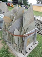 Pallet full color irregular stand up stone