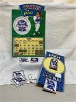 Pabst Calendar, Advertising & Patches