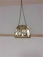 Gold handbag