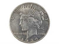 1934-S Peace Dollar