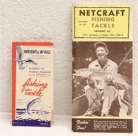 (2) VINTAGE FISHING TACKLE PAPER COLLECTIBLES