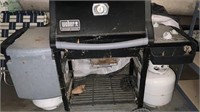 Weber Gas Grill with Tanks and Cover