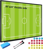 Soccer Coaching Board  36x24 Inch  Magnetic