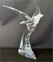 Signed & numbered crystal eagle statue