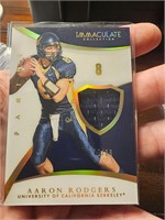 2015 Aaron Rogers Immaculate college rc patch #99