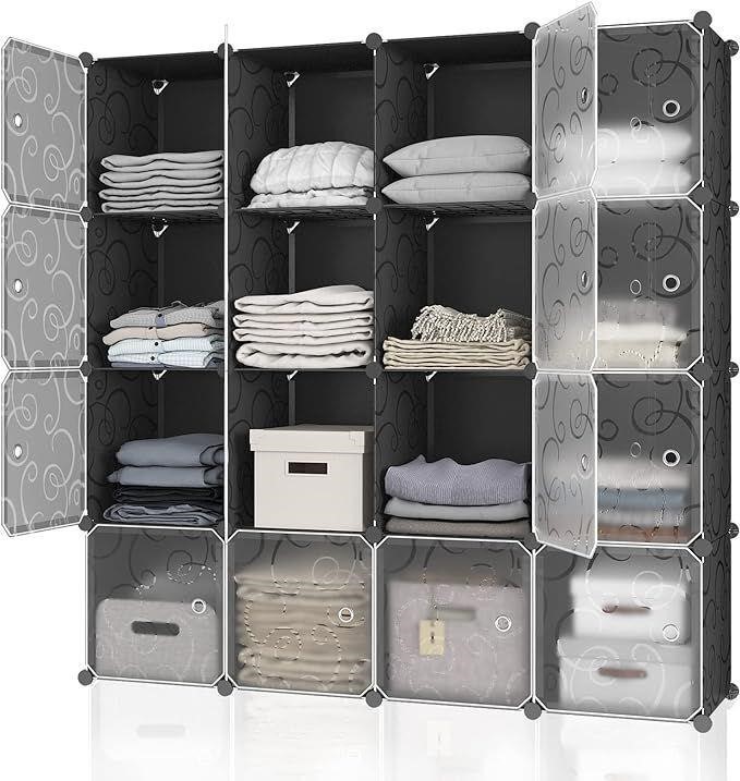 12 Cube Storage Organizer, PortableStorage Cabinet