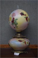 Hand Painted Floral Parlor Lamp