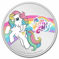 2023 Niue 1 Oz Silver $2 My Little Pony 40th Anniv