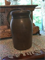 Antique A. P. Donaghho Stoneware Crock