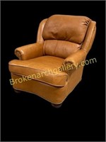 Contemporary Leather Club Chair