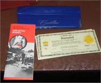1960's Cadillac Vinyl Auto Papers Holder