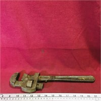 Adjustable Iron Pipe Wrench (Vintage)