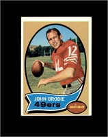 1970 Topps #130 John Brodie VG to VG-EX+