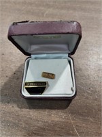 10k gold tie tack.