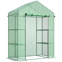 OutSunny 56x28.75x76.75 in. Greenhouse