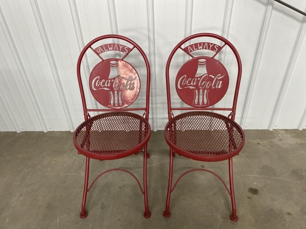 (I) 2 Coca-Cola Folding Chair