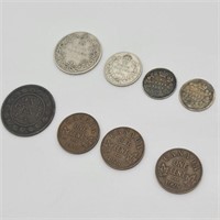 Lot of 1800s - Early 1900s Canadian Coins