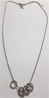 WHBM SILVER NECKLACE MARKED 925