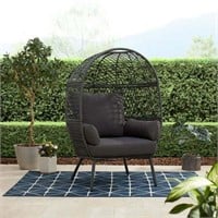 Ventura Steel Stationary Outdoor Wicker Chair