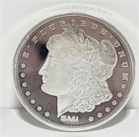 1 Oz Silver Morgan Round