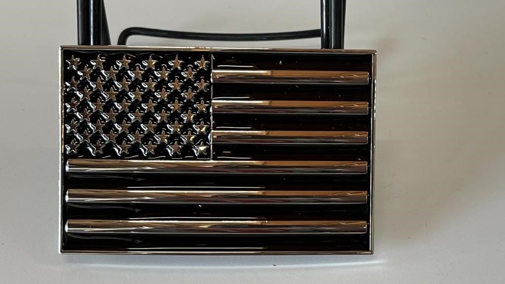 American Flag Belt Buckle