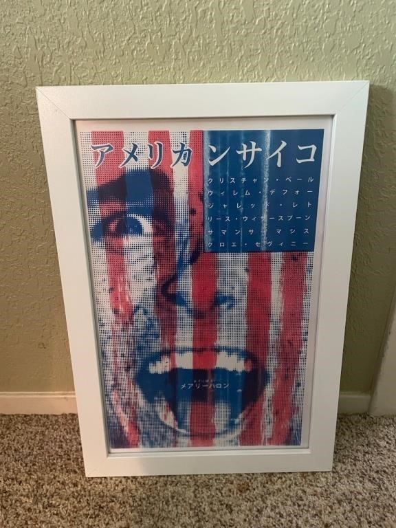 American Psycho Framed Poster Print