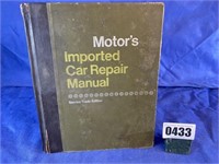 Book, Motor's Imported Car Repair Manual