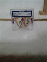 1995 World Series Greg Maddux Autographed Baseball