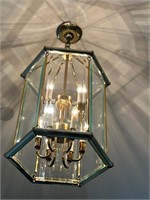 9 Light Elegant Chandelier w/ Clear Glass