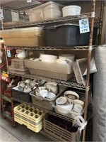 Large Lot of Various Dishes, Coffee Cups